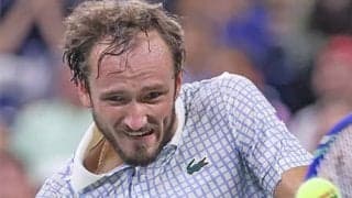  メド 天敵に屈し全米OP初戦敗退 