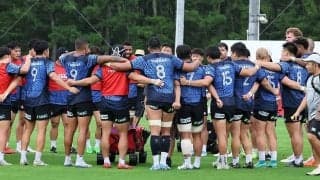 ラグビー日本代表、カナダ代表戦に向け宮崎で準備を進める。パシフィックネーションズカップ