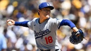 大谷45号より…“No.1”に選ばれた山本由伸　試合中の一瞬、米ファンが添えたイジリ