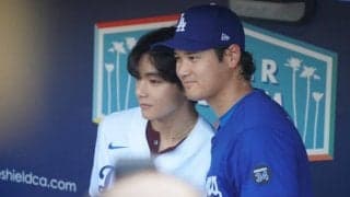 大谷翔平と対面したスター「世紀の出会い」　韓国メディア鼻高々…“一斉速報”した共演