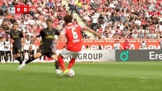 「１人だけコマ送り」マインツ佐野海舟にファン驚愕！「ドリブルがキレキレ」「積んでるエンジン違うわ」絶品回収→３人突破で決定機演出の瞬間