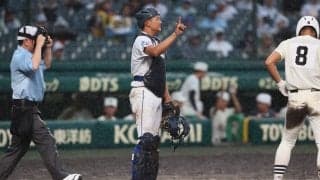 夏の大活躍で今年屈指の高校生捕手に浮上した松井蓮太郎（豊橋中央）！捕手が少ない球団はオススメの逸材！＜高校野球ドットコム注目選手ファイル・コム注＞
