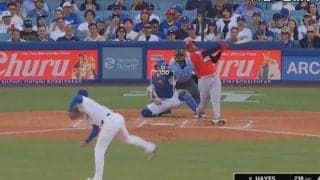 球場騒然！大谷翔平、浮き上がる161キロ“火の玉ストレート”「えげつない」相手打者のバットを“爆速通過”「力でねじ伏せた」