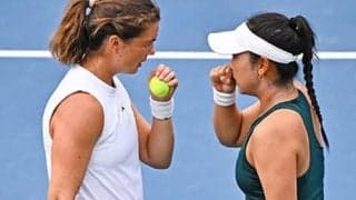 穂積絵莉組 熱戦制し全米OP初戦突破