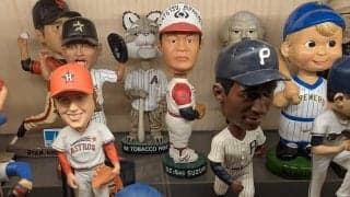 【MLB】米野球殿堂博物館に展示されたイチロー、野茂英雄、大谷翔平らのお宝グッズ なぜか鈴木啓示、梨田昌孝のボブルヘッド人形も...