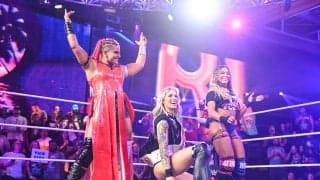 どうなってるの？ タックル、裏拳、空中殺法…美女トリオの“超絶連携プレー”にファン大興奮「完璧なチームだ！」