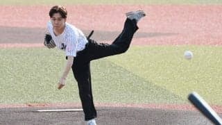 鈴木福さん、始球式で左腕から105キロのストライク投球　球場どよめき「100点近い」