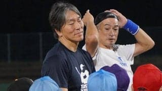 松井秀喜氏“能登初ホームラン”に子どもたち大歓声　イチロー氏は「2人でできたら」とサプライズ参加