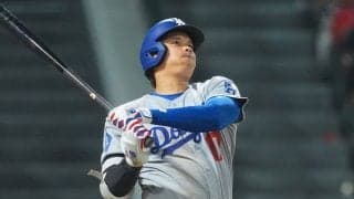 大谷翔平に“絶句”「一瞬で柵越え」　自己最速193キロ…LA放送局が大興奮「ロケットだ！」