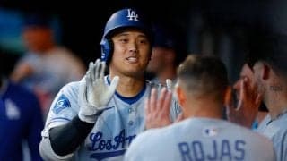 大谷翔平、7戦ぶりの1発は自己＆球団史上最速の193キロ46号弾丸ライナー　ド軍は一時4点差追いつくも勝ち越し許し惜敗