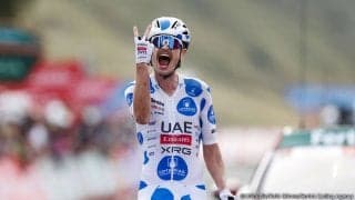 ジェイ・ヴァイン、区間2勝目で歓喜の咆哮！ヴィンゲゴーは3度目のマイヨ・ロホ奪還｜ブエルタ・ア・エスパ－ニャ2025 レースレポート：第10ステージ