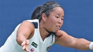  上地結衣 逆転勝ちで全米OP4強 