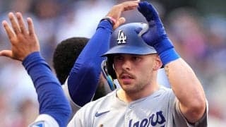 ラッシングは「右下腿の打撲」で交代　自打球で負傷、ド軍に相次ぐアクシデント…球団発表