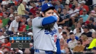 思わず「叫ぶ」大谷翔平　3回、無失点に抑えるも“感情爆発” マウンドを降りて珍しく吠える