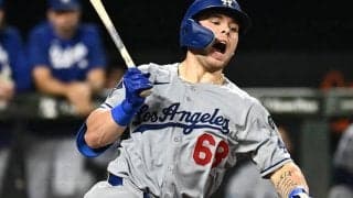 ド軍ラッシングは骨に異常なしも…捕手帯同、米報道　スミスに続くアクシデントの緊急事態