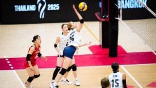 女子日本代表　セットカウント0-2から粘りを見せるもブラジルに敗れ4位で大会終了