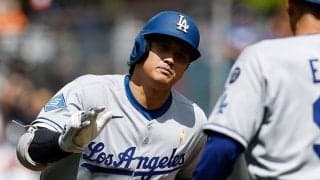 大谷翔平、菅野から2打席連発47号＆48号　ド軍連敗5でストップ…待望の9月初勝利