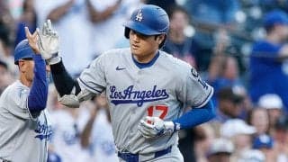 10勝目のカーショー、大谷翔平の援護に「ナイス」　いきなり先頭弾で「昨晩をリセット」