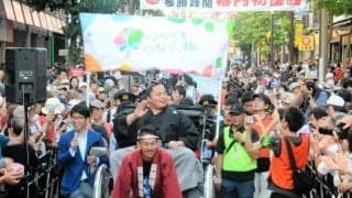 大相撲・琴勝峰関の初V祝う凱旋パレード　地元の千葉・柏で祝福の声