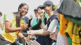 「シェリーアン様」レジェンド降臨に感激　世界陸上の事前キャンプ