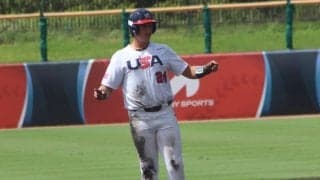 アメリカに198センチ、111キロの超規格外の高校2年生が登場！体作りの秘訣は「チキンをたくさん食べる」【U−18ワールドカップ】