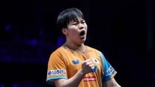 松島輝空、世界2位・王楚欽とのサウスポー対決に公式注目　前回フルゲームの激闘で王者も警戒か「第2シードは油断しない」【WTTチャンピオンズマカオ】