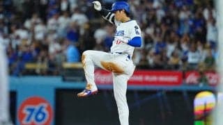 ド軍ベンチで発見「デコルテやってる」　大谷の“爆速打”→見せた反応が「泣けてくる」