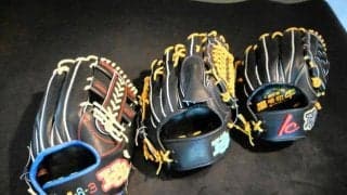 ナイスキャッチ連発できる？　軽くて頑丈、黒毛和牛の野球グラブ誕生