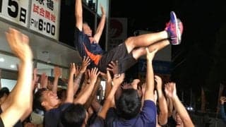 四国IL・愛媛がリーグ優勝！元阪急ブレーブス・弓岡監督は5度宙に舞い笑顔「全員野球ができた」