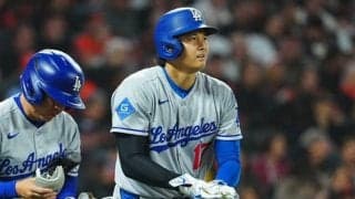 大谷翔平、日本人初のシーズン100四球　MLB8年目で大台到達…出塁率リーグ2位