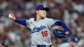 山本由伸、2戦連続1安打快投＆自己最多タイ10奪三振も勝ち星付かず 大谷は3出塁も無安打 ドジャースはサヨナラ負けで連勝ストップ