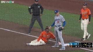 ウソでしょ…？山本由伸、超高速牽制で“異変”「ヤバいw」「速すぎ」相手走者が動けなくなる「油断しすぎｗ」