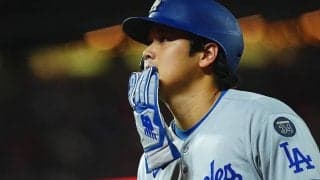 大谷翔平の“表情”に騒然「どうなってんだよ」　ド軍メディアにツッコミ殺到「よく見つけたな」