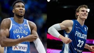 ユーロバスケットの3位決定戦で“ギリシャの怪物”と“北欧のキング”が激突