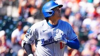 ド軍、10点大勝で優勝M10　大谷翔平は1安打1得点、自己最多135得点＆19戦連続出塁