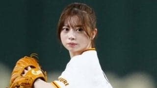 透明感抜群の22歳女優「ガチ可愛い」　球場魅了も…結果に頭抱え「悔しかった…」