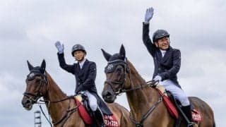 【セントライト記念】勝浦正樹元騎手＆武士沢教官が誘導馬で登場