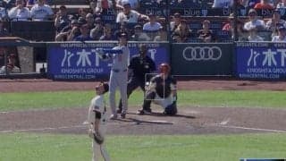 何が起きた？ 大谷翔平、特大飛球で“謎のハプニング”「どうした」「戻った？」予測不能な動き…“まさかの光景”にファン騒然「魔の風w」