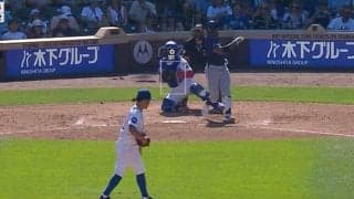 どこ見てんだよ！ 今永昇太のボールで“混乱”「なんで振り向いた」マン振り三振→打者の様子がおかしくなる「なんのポーズ？」