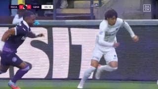 「惚れ惚れする」伊東純也が左サイドを爆走！「流石チャンスメイカー」華麗なボールタッチで相手を抜き去った瞬間