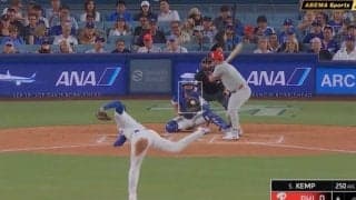 なんだこれは…？ 大谷翔平、剛速球に“異変”「いつもと違う」打者が“嫌がるストレート”→全く動けず見逃し三振「質が高い」