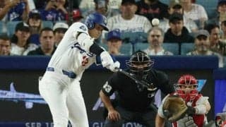 大谷翔平が今季51号ソロ　本塁打王争い、トップと2本差に迫る