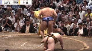 大相撲、結びの一番で「カリスマモデルは見た」 立ち合いの瞬間、行司と審判の間から“キラリ”と光る鋭い眼光 貴重な姿に「ホントにお好きなんですね」ファン驚嘆