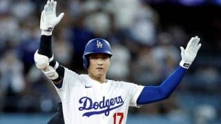 大谷翔平、フェンス直撃ツーベースで23試合連続出塁 山本由伸は5回1/3を無失点 ドジャースは1点差を逃げ切り連勝