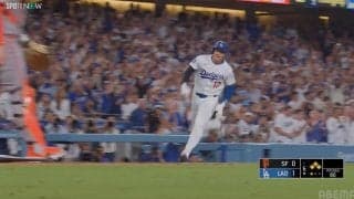 もういる！大谷翔平、爆速ホームインの瞬間「足速っw」「さすがや」あっという間に…ファン驚愕の激走シーン