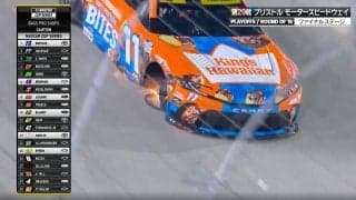 クラッシュでホイールが「壊れた」 真っ二つで火花散るも「ぶつかる前に壊れたのでは」 まさかの事実が判明した「珍しいアクシデント」