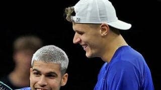  レーバー杯開幕、アルカラス 複で躍動 