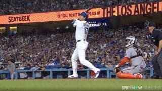 大谷翔平は「カーショーの負けを許さない」 逆転“恩返し弾”で球場お祭り騒ぎ！ “一変”したド軍ベンチ…笑顔で喜び分かち合う