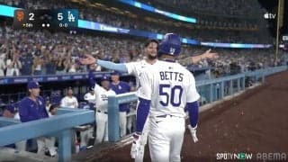 絶対負けさせない！大谷＆ベッツ、衝撃アベック弾でカーショーも“笑顔” 最強MVPコンビが贈った「最高のプレゼント」に喜色満面