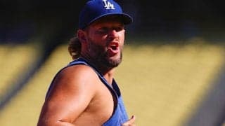 カーショー、“最終登板”翌日に柵越え披露　打撃練習に登場→本拠地喝采→快音連発